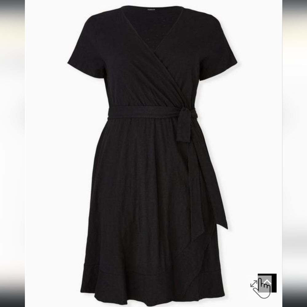 Torrid Mini Jersey Wrap Dress
